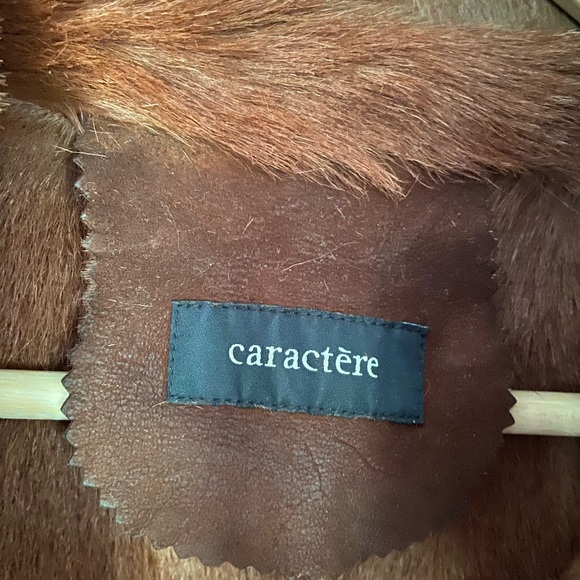 Caractère fur lined suede coat - Picture 3 of 3